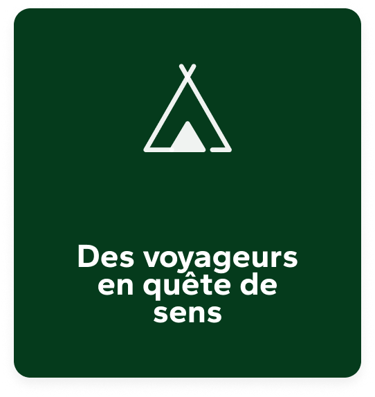 Des voyageurs en quête de sens
