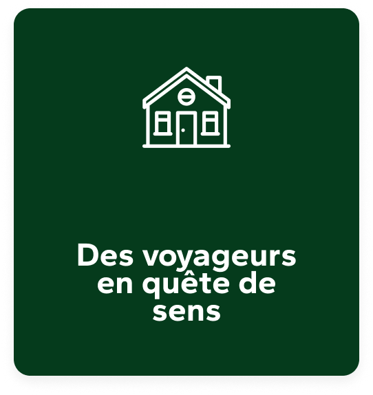 Des voyageurs en quête de sens 
